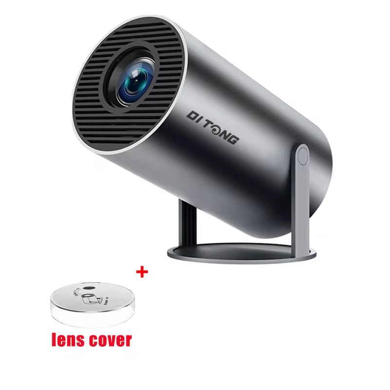 HY300 Plus Portable HD Projector – 4K Support, 720P LED, Android Smart Mini Home Theater