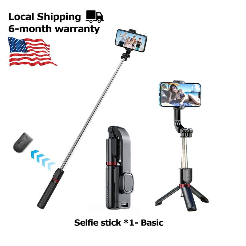 51" Selfie Stick Tripod with Light & Wireless Remote – Portable & Extendable Phone Holder for iPhone 15/14 Pro, Samsung S22/S23 Ultra