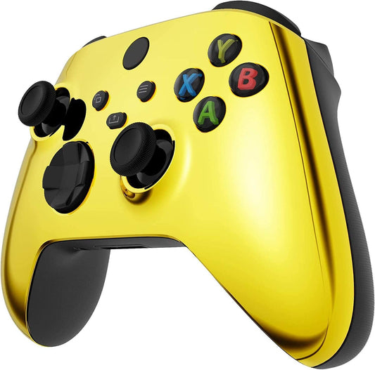 Gold Wireless Xbox Controller for Series X/S & Xbox One – Custom Soft-Touch Finish for Enhanced Comfort & Precision