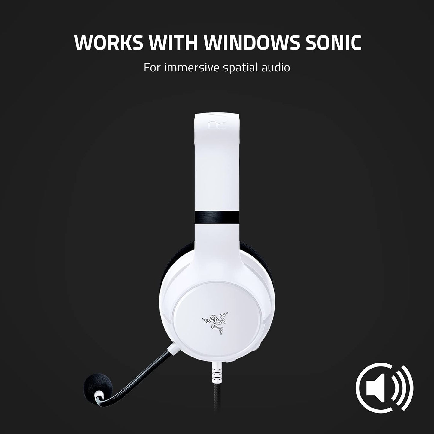 Kaira X Wired Headset - Ultimate Gaming Audio for Xbox Series X|S, One, PC & Mobile - Triforce 50mm Drivers, Hyperclear Mic & Comfort Fit