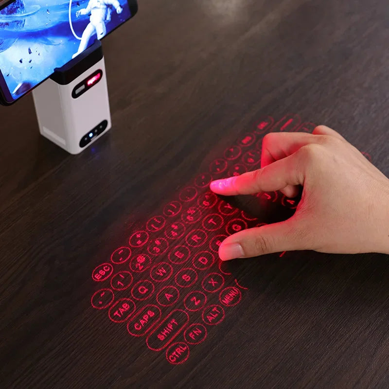 Virtual Laser Keyboard – Bluetooth Wireless Projection Keyboard with Mouse Function for Phone & Laptop