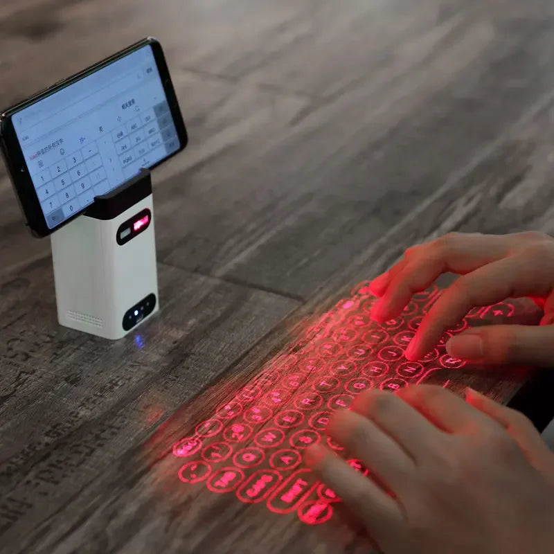 Virtual Laser Keyboard – Bluetooth Wireless Projection Keyboard with Mouse Function for Phone & Laptop