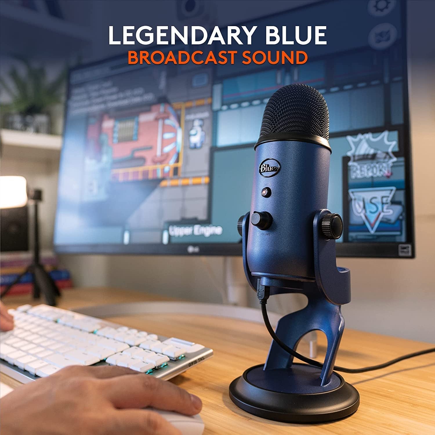 Logitech Yeti USB Microphone - Studio Quality Sound for Gaming, Streaming, Podcasting & More - Plug & Play - Midnight Edition