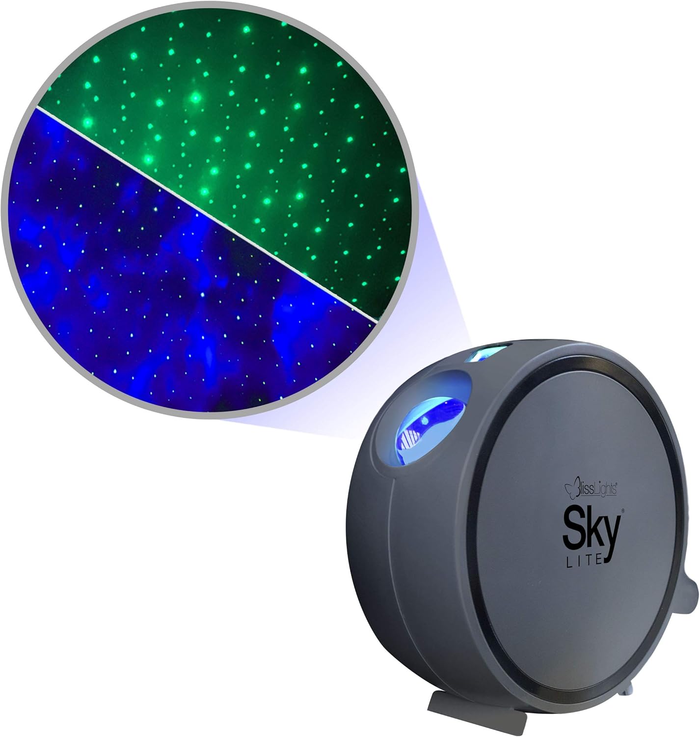 Sky Lite LED Laser Star Projector – Create a Mesmerizing Galaxy with Nebula Lighting for Gaming Rooms, Home Theaters & Bedrooms (Green Stars)