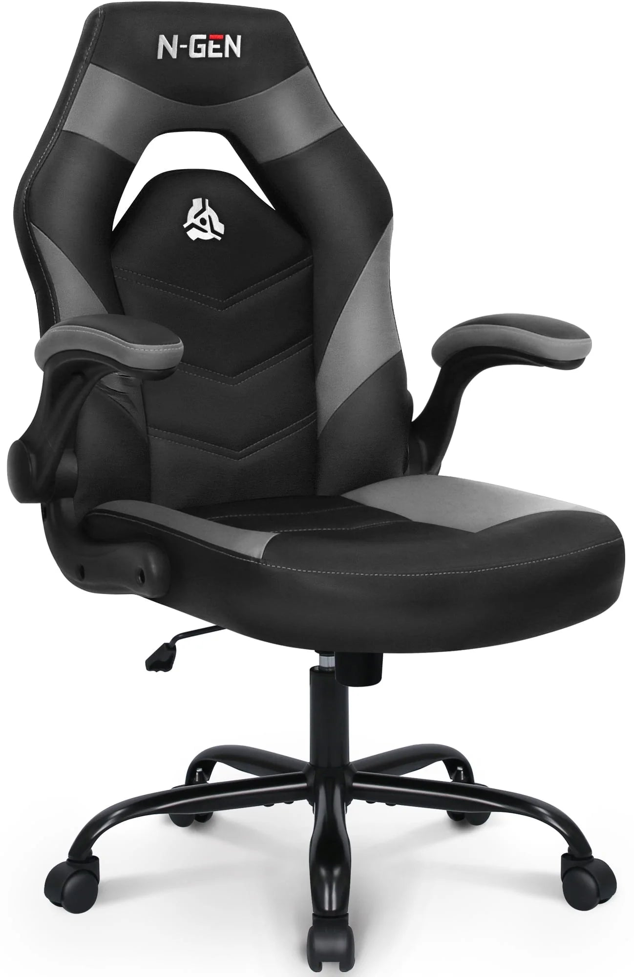 NEO CHAIR N-gen Ergonomic Gaming & Office Chair – Adjustable Flip-Up Armrests, 360° Swivel, Faux Leather Comfort, and Sturdy Steel Frame (Supports 250 lbs)