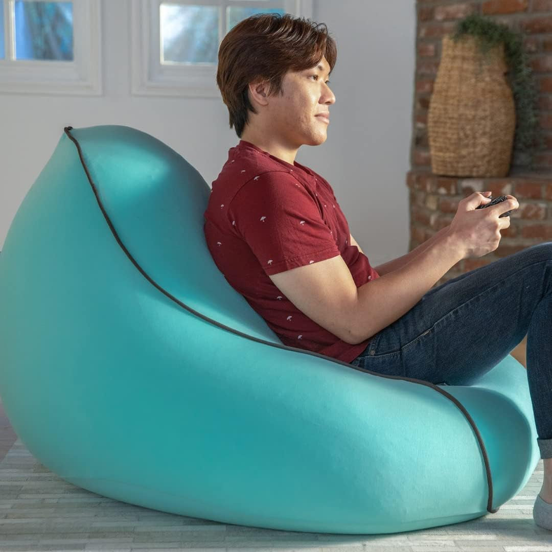 Yogibo Lounger – Ergonomic Bean Bag Chair for Gaming, Reading & Relaxation, Lightweight & Compact with Washable Cover