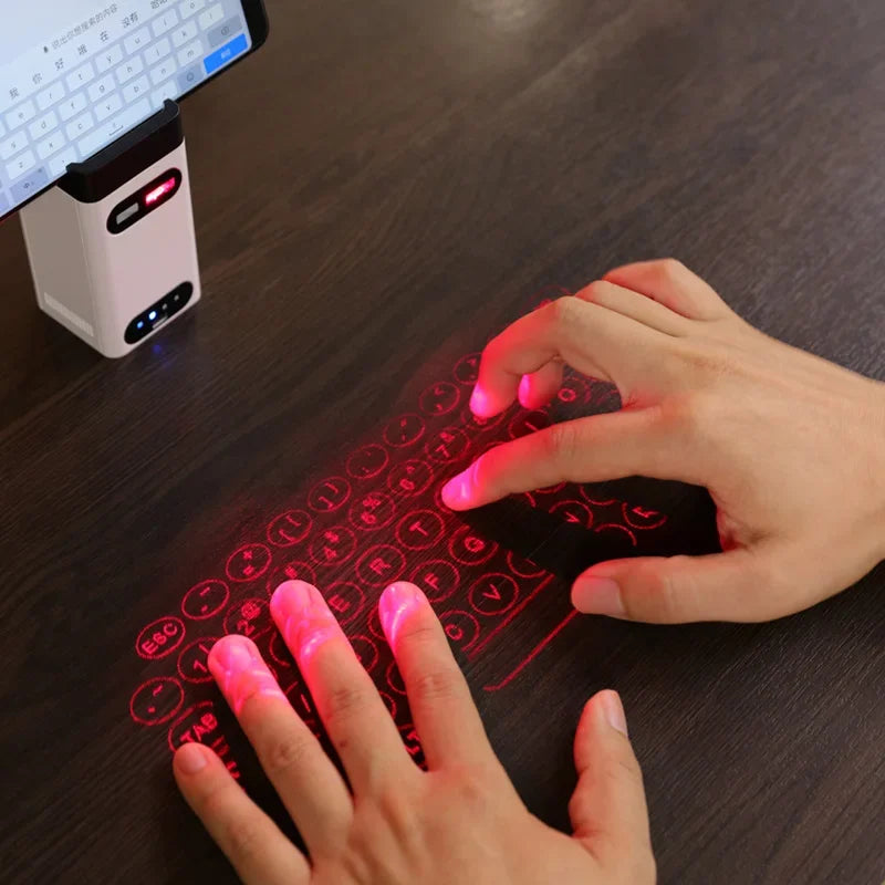 Virtual Laser Keyboard – Bluetooth Wireless Projection Keyboard with Mouse Function for Phone & Laptop