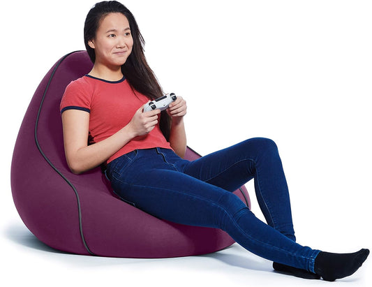 Yogibo Lounger – Ergonomic Bean Bag Chair for Gaming, Reading & Relaxation, Lightweight & Compact with Washable Cover