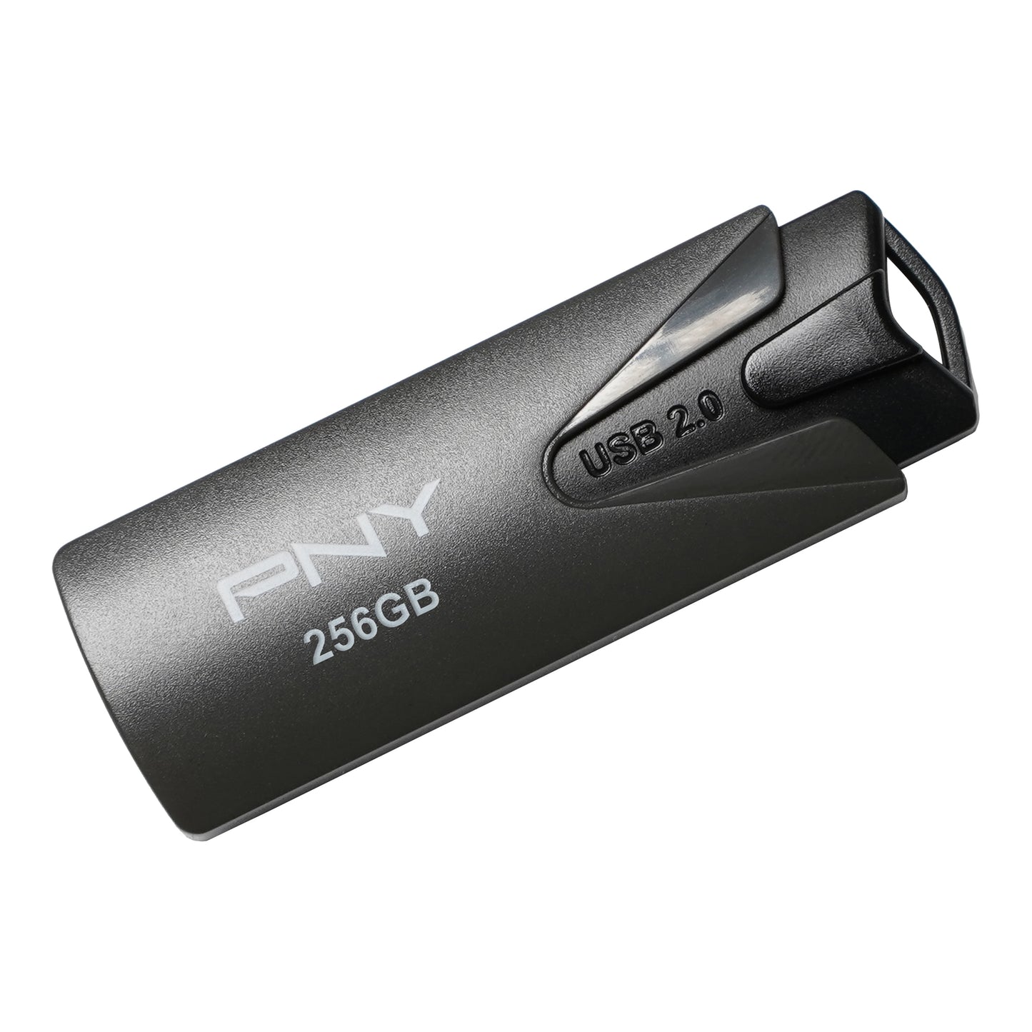 PNY 128GB Attaché USB 2.0 Flash Drive – Portable & Durable Storage with Capless Sliding Design, Key Loop for Easy Access