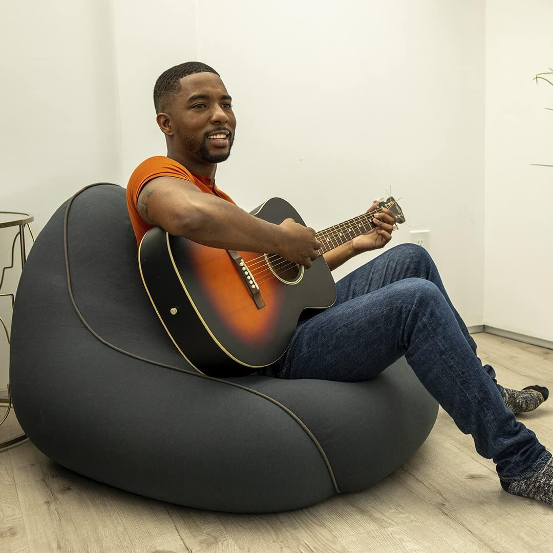 Yogibo Lounger – Ergonomic Bean Bag Chair for Gaming, Reading & Relaxation, Lightweight & Compact with Washable Cover